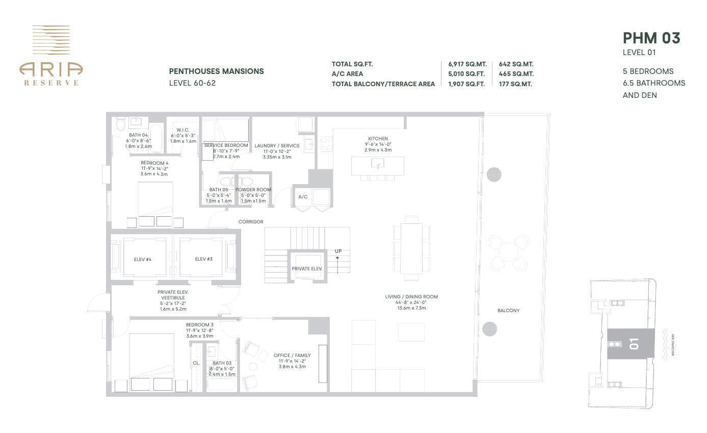700 NE 24th Street Penthouse Mansion-6003, Miami, FL 33137 — photo 44 of 46
