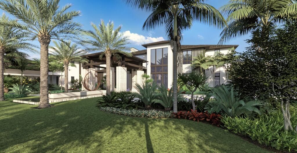 Golf-course estate at The Bear's Club in Jupiter